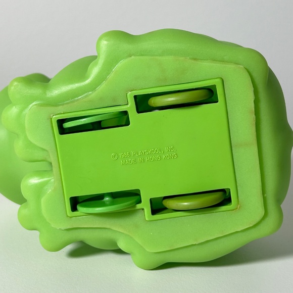 Vintage 80s Playskool Glo Animals & Friends Bully Frog & Glo Slugger (B9) - Picture 16 of 16